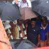 New chief priest getting ready to climb 18 steps of the shrine