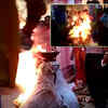 Article image for: <i class="tbold">jagaddhatri</i> Puja: Woman holds burning earthen pots to offer prayers