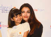 Aishwarya Rai Bachchan shares hugs and kisses with daughter Aaradhya on her father&rsquo;s birthday