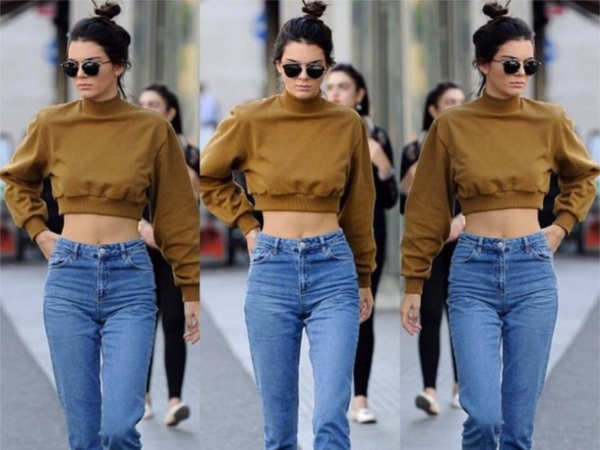 Here's the variation of the crop-top that's winter-perfect