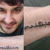 Ali Reza gets inked