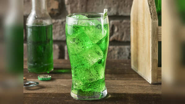 Fruit juice and sodas