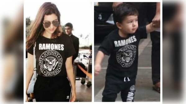 Parineeti Chopra and Taimur Ali Khan twinning outfits' post is your photo of the day