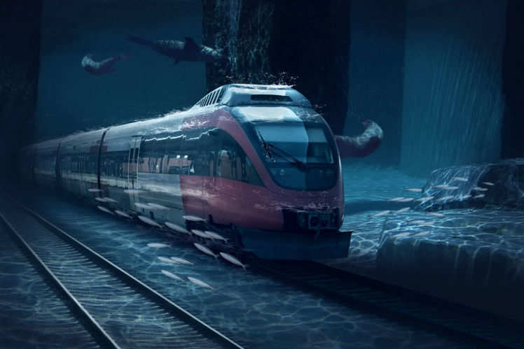A 2,000-km-long underwater rail will connect Mumbai to the UAE very ...