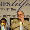 Candid pictures from Times LitFest Delhi 2018