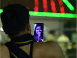 Women offer prayers to Lord Ayyappa on video call