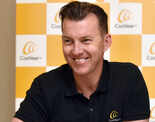 Brett Lee attends a hearing loss awareness campaign