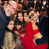 Aishwarya Rai Bachchan, Deepika Padukone, Ranveer Singh and Aaradhya pose for a perfect picture at Isha Ambani's sangeet ceremony