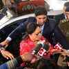 Vasundhara Raje reaches party office