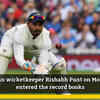 Article image for: <i class="tbold">Rishabh Pant</i> equals world record