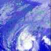 Satellite picture of cyclone Phethai at 6am