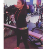 Working out hard