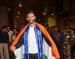 Mister Supranational 2018 Prathamesh Maulingkar&rsquo;s homecoming ceremony