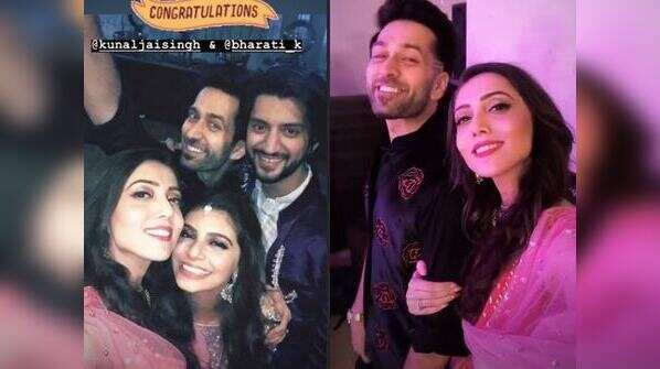 Kunal with his Ishqbaaz family