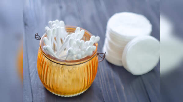 Q-tips and face wipes