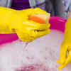 Soak in soapy water