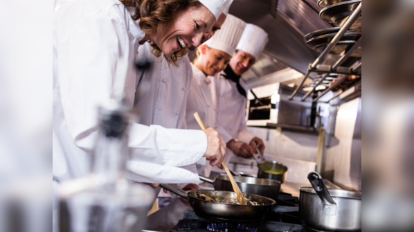 People working in the hospitality sector