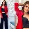 Article image for: Hina Khan raises temperature in red and black attire on Christmas