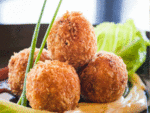 Potato and Corn Balls