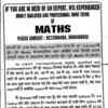 Best 'Maths' tutor