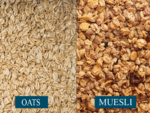 Are muesli and oats the same thing?