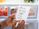 Keep a list of your requirements on the fridge