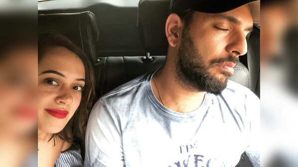 Sneaky sleeping selfie