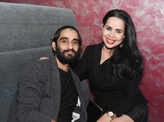 Revellers have a gala time at a party