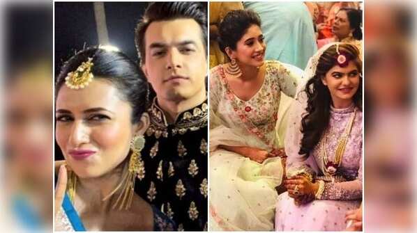 Yeh Rishta Kya Kehlata Hai actor Mohsin Khan's sister gets married; Divyanka Tripathi, Shivangi Joshi attend the wedding