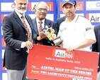 Sachin receives 'Man of the Match' Award