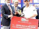 Sachin receives 'Man of the Match' Award
