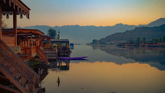 Waking up at Nigeen Lake, Kashmir