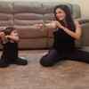 Chahatt Khanna with her daughter