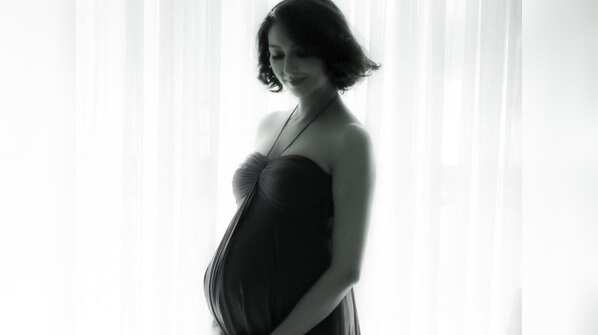 On her pregnancy period