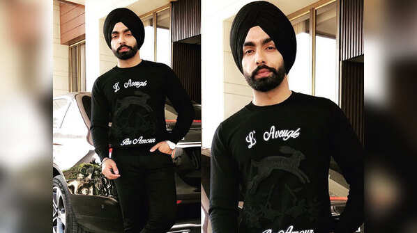 Pic: Ammy Virk in his all-black swag is laying some serious men fashion goals