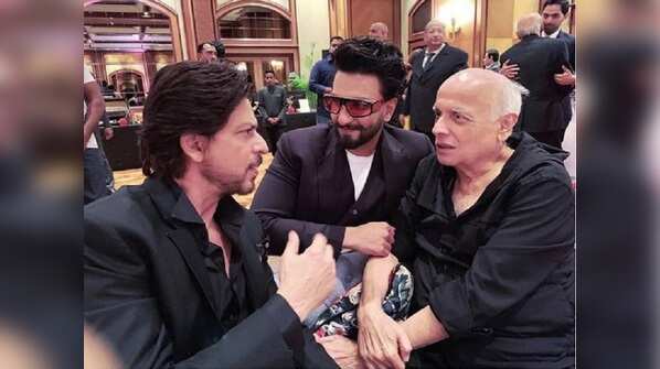 Alia Bhatt shares a picture of her father Mahesh Bhatt in a conversation with Shah Rukh Khan and Ranveer Singh