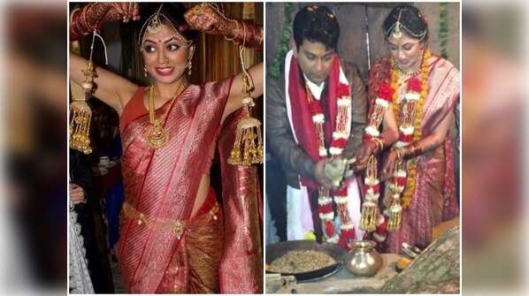 FIR actress Kavita Kaushik wishes husband Ronnit Biswas on their second anniversary, shares unseen pics from the wedding