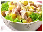 Pineapple Cheese and Chicken Ham Salad Recipe