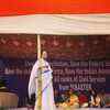 Mamata Banerjee at the dharna dais
