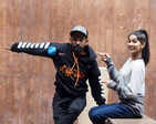 Dharmesh Yelande and Vartika Jha visit Delhi