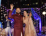 Siddharth Chandekar and Mitali Mayekar's star-studded engagement