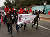 University student leaders hold 'Young India Adhikar March'