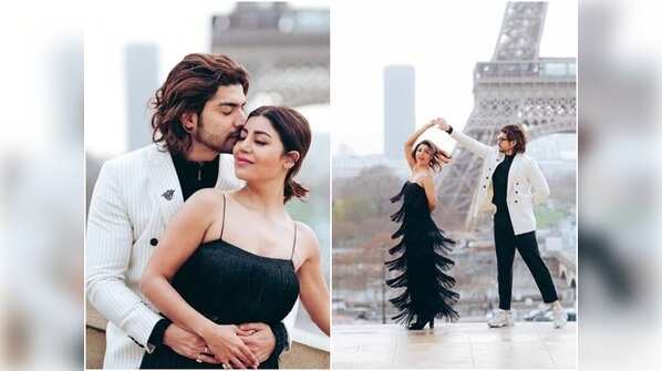 Gurmeet Choudhary and Debina Bonnerjee's romantic PDA pictures are full of love
