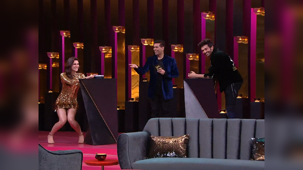 Kriti and Kartik get competitive