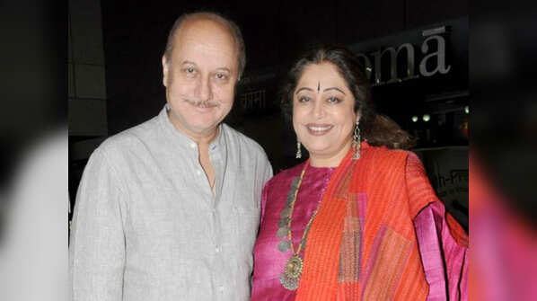 Anupam Kher and Kirron Kher