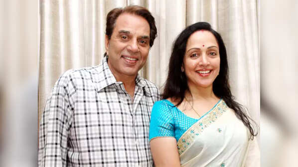 Dharmendra and Hema Malini