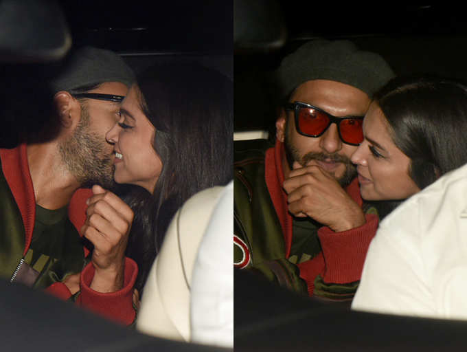 Photos: Ranveer Singh and Deepika Padukone's cute PDA will melt your hearts right away!