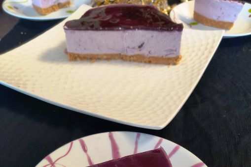Blueberry Cheesecake (Without Gelatin)