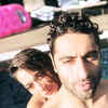 Article image for: These cosy pool pictures of Sara Khan and <i class="tbold">ankit gera</i> go viral