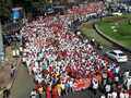 Photos of thousands of farmers begin Kisan Long March 2.0 from Nashik to Mumbai...